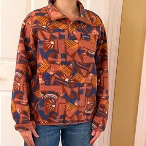 Patagonia Synchilla Pullover with a Fun Pattern
